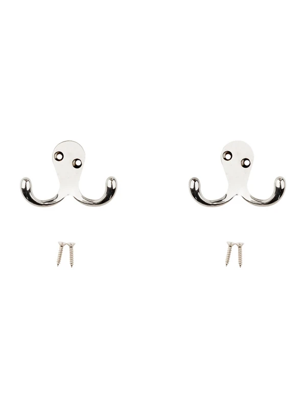 GANCHOS PARA ROPA DOBLE (BLISTER)