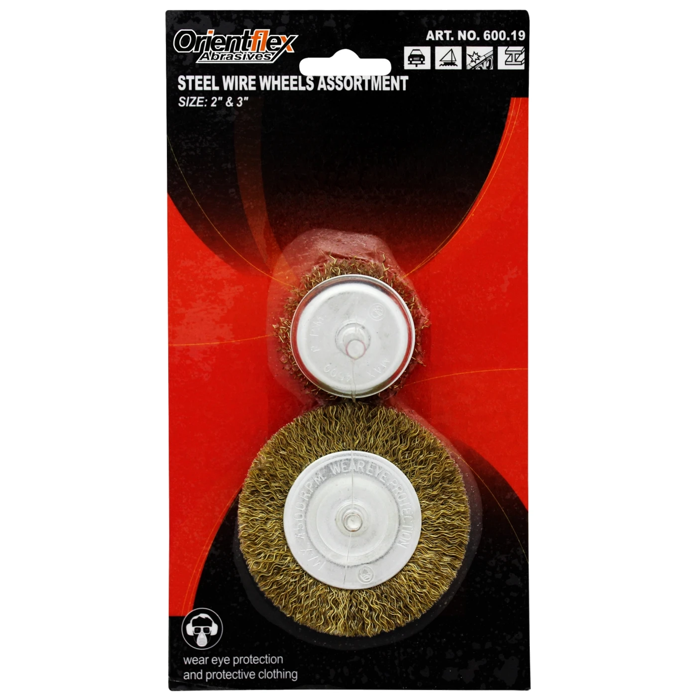 JUEGO DE CEPILLOS PARA TALADRO 2"-3"