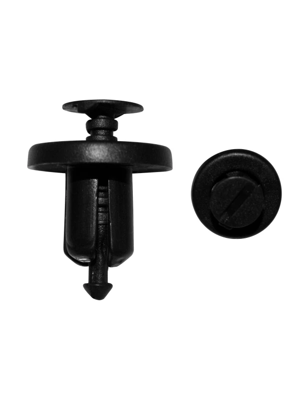 PIN PLASTICO RETENEDOR A PRESION DOBLE 17.5 X 12 X 8 MM (BLISTER)