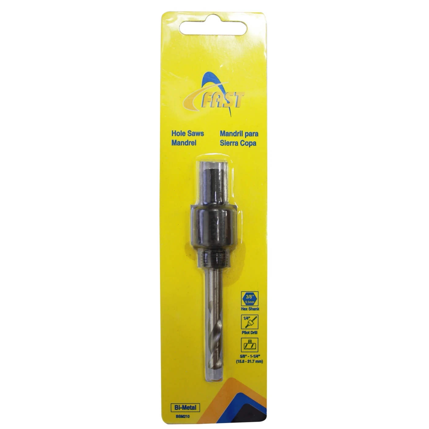 MANDRIL BROCA SIERRA METAL 1 1/4" - 7 7/8"