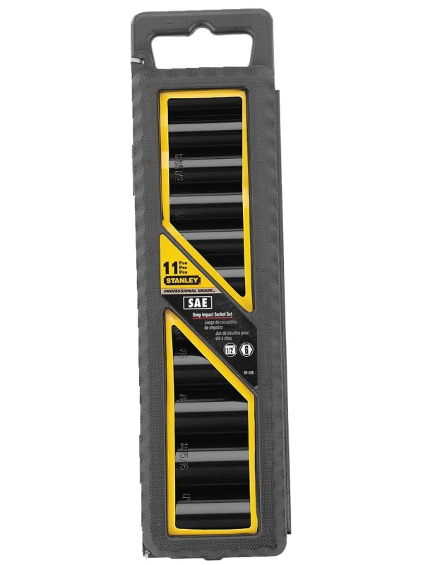JUEGO DE CUBOS DE IMPACTO MILIMETRICO ESPIGA 1/2 PUL