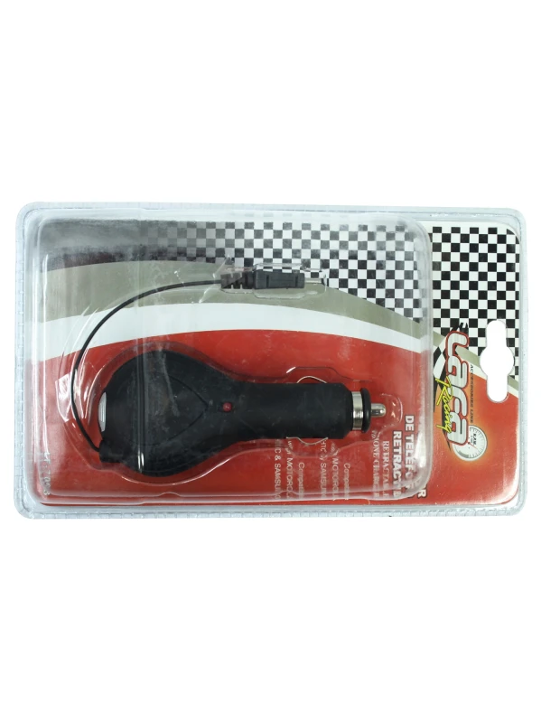 CARGADOR CELULAR RETRACTIL 12V SAMSUNG
