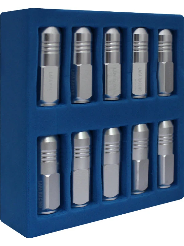 TUERCA DE LUJO SILVER POR CAJA