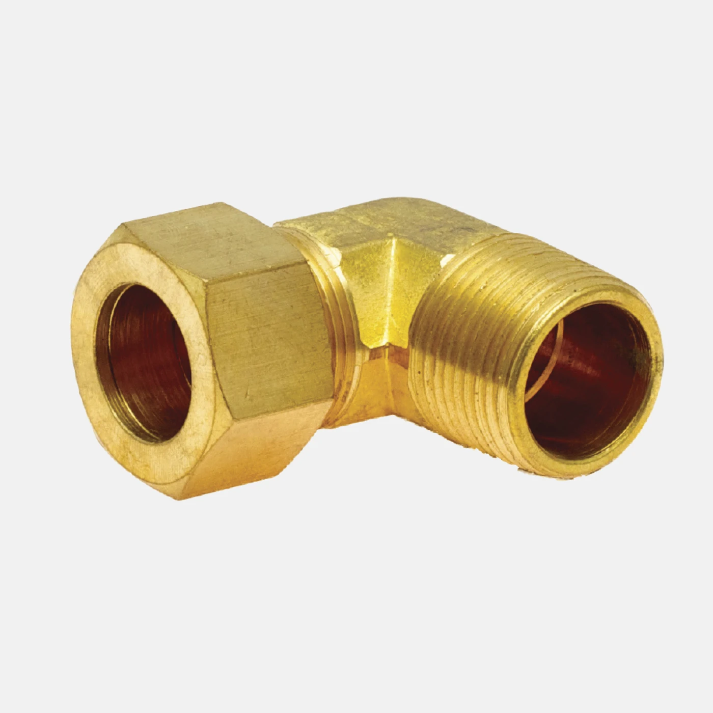 CONECTOR COMPRESION CODO NPT MACHO 69F