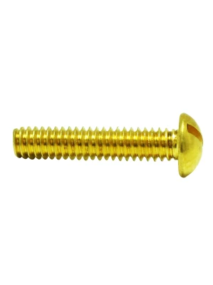 TORNILLO ESTUFA CABEZA CILINDRICA BRONCE EN PULGADAS