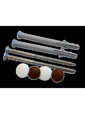 EXPANDER DE NYLON CON TORNILLO Y TAPAS