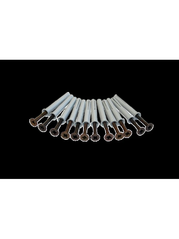 EXPANDER DE NYLON CON TORNILLO COLOR BRONCE