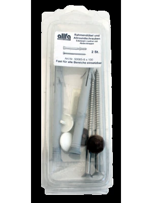 EXPANDER DE NYLON CON TORNILLO Y TAPA