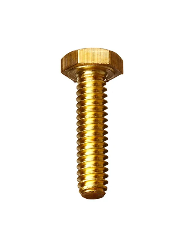 TORNILLO HEXAGONAL BRONCE EN PULGADAS