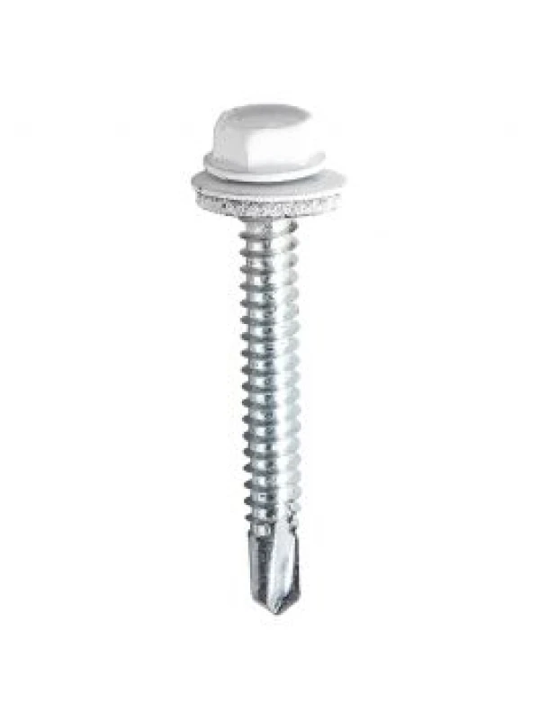 TORNILLO PARA TECHO BLANCO PUNTA BROCA
