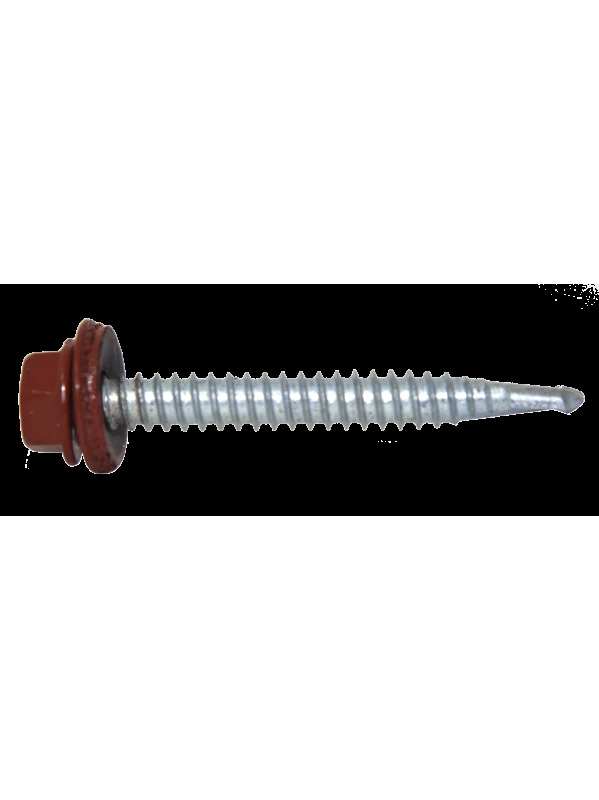 TORNILLO PARA TECHO ROJO TEJA PUNTA BROCA