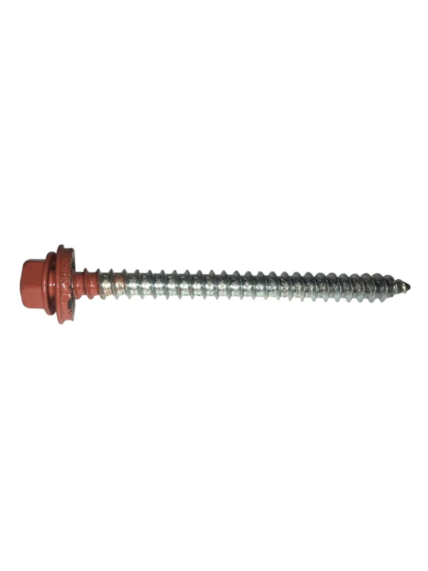 TORNILLO PARA TECHO ROJO TEJA PUNTA FINA