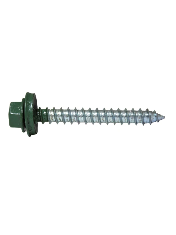 TORNILLO PARA TECHO VERDE PUNTA FINA
