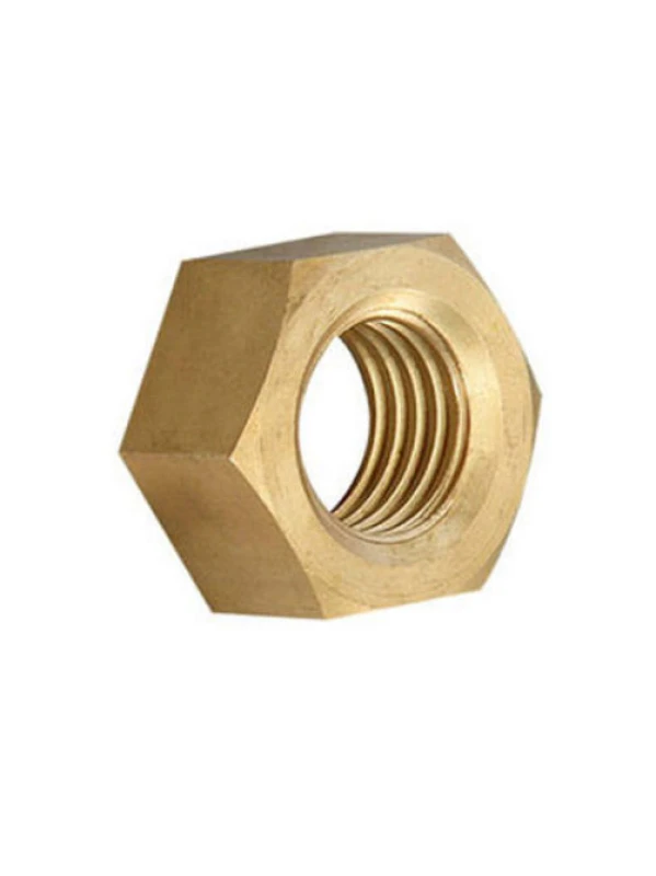 TUERCA HEXAGONAL BRONCE EN PULGADAS