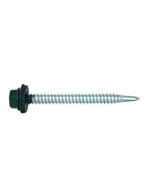 TORNILLO PARA TECHO PUNTA BROCA VERDE (BLISTER)