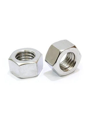 TUERCA HEXAGONAL INOXIDABLE EN PULGADAS (BLISTER)