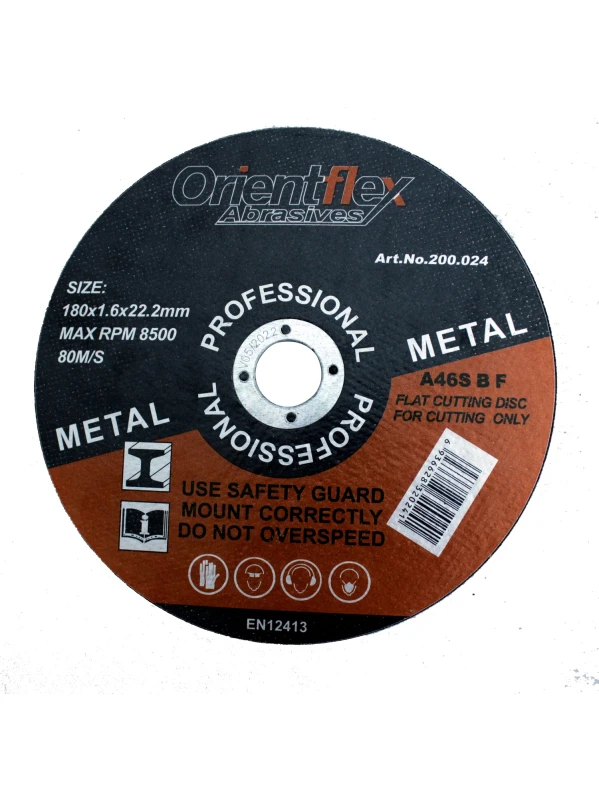 DISCO CORTE DE METAL PLANO