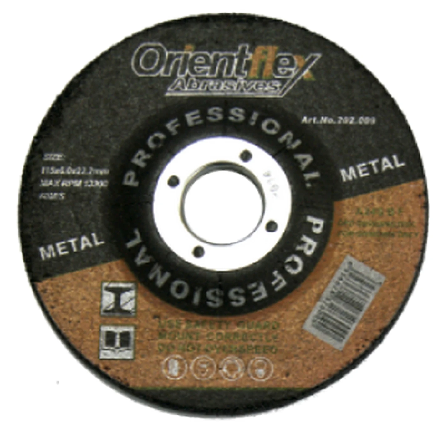 DISCO PARA ESMERILAR METAL CONICO