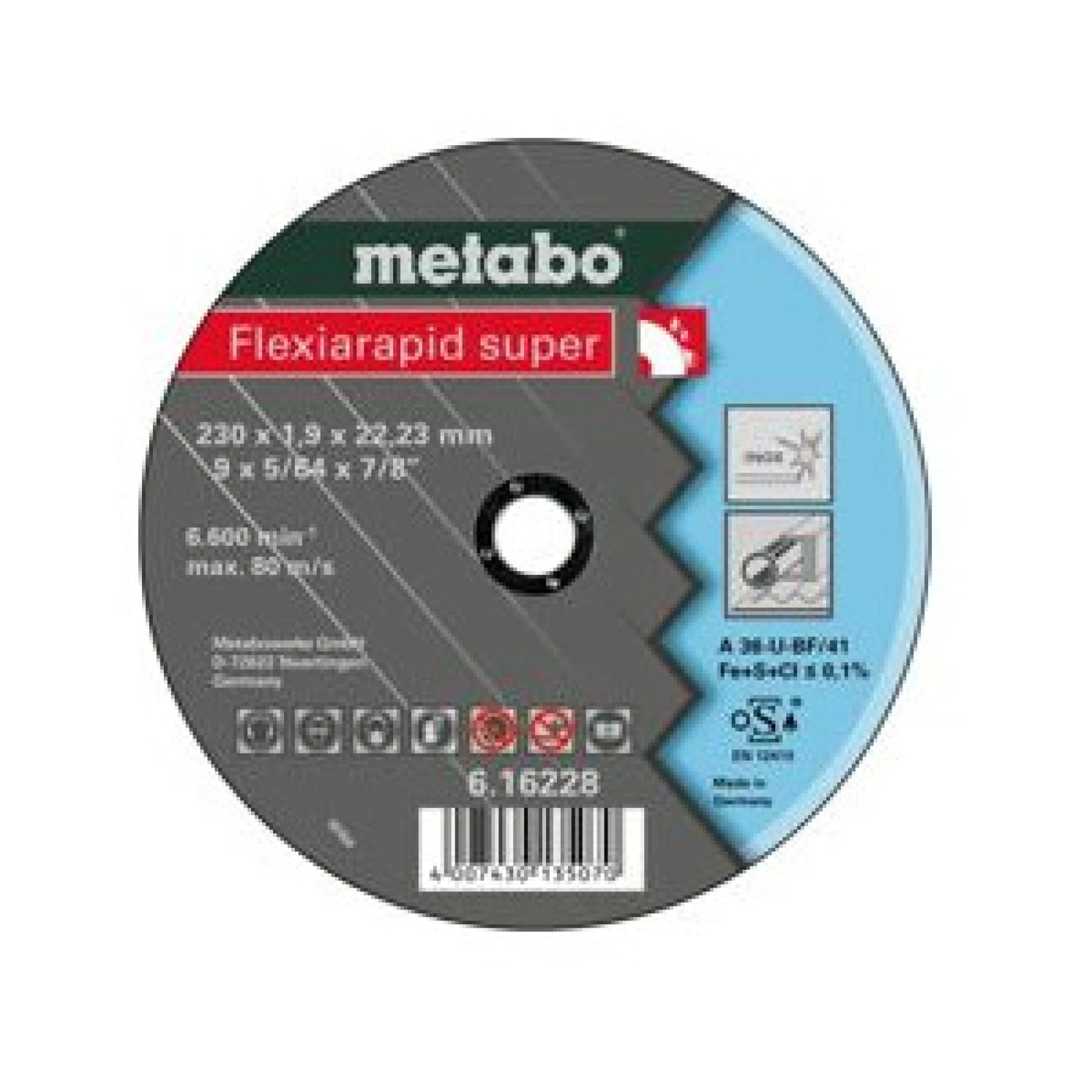 FLEXIARAPID DISCO CORTE METAL INOXIDABLE