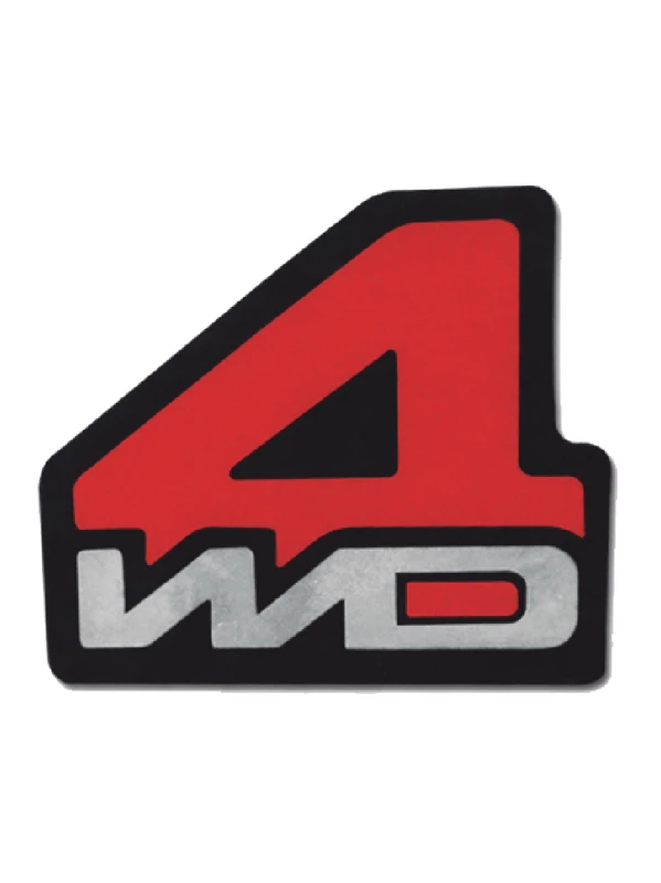 EMBLEMA CALCOMANIA 4 WD