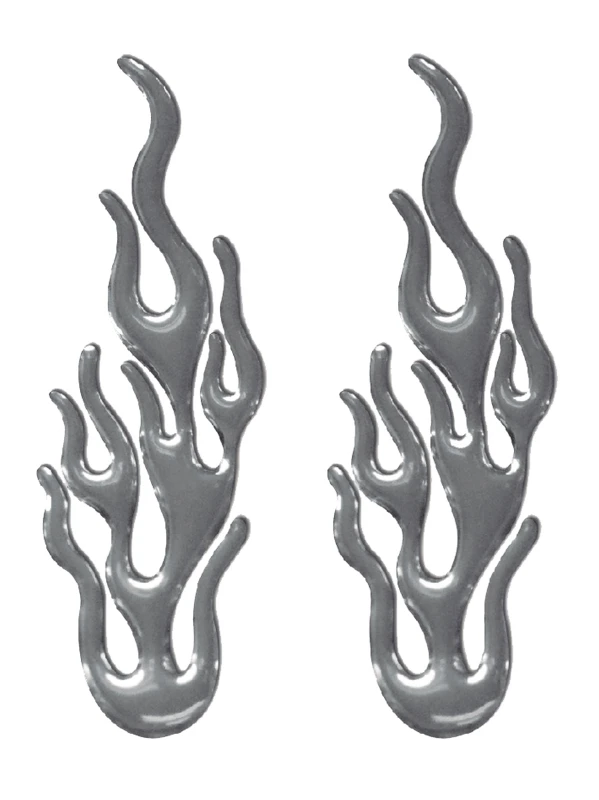 EMBLEMA CALCOMANIA RECINA FLAMA SILVER
