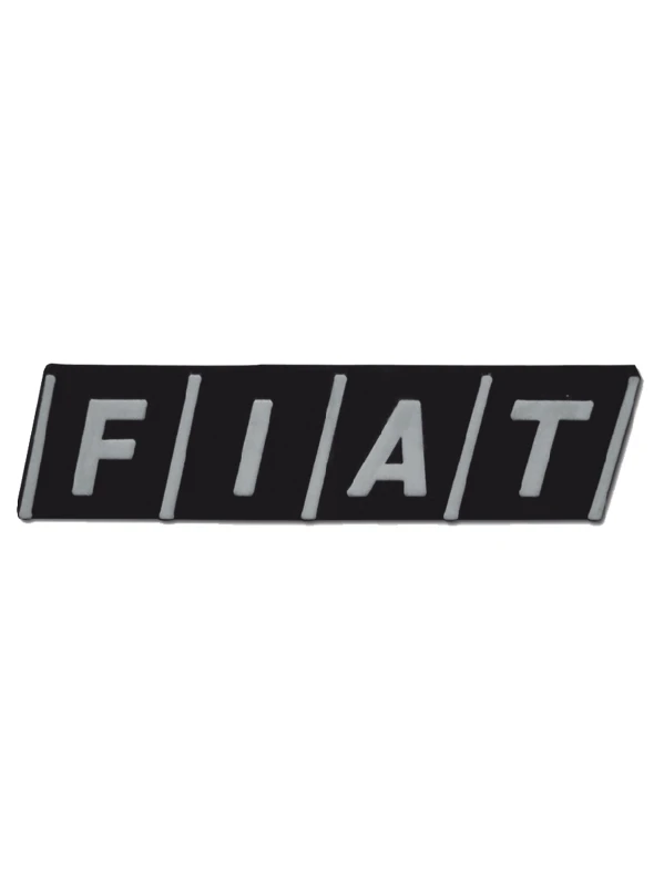 EMBLEMA PALABRA FIAT FONDO AZUL
