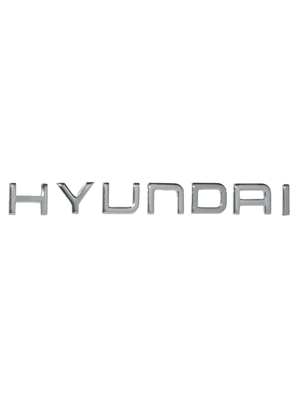EMBLEMA PALABRA HYUNDAI LETRAS SUELTAS