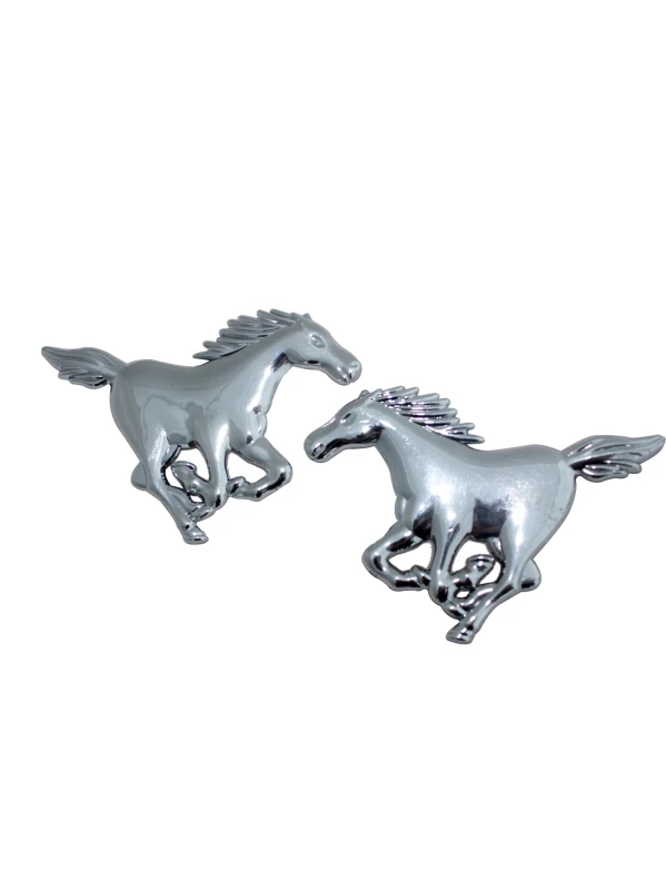 EMBLEMA CROMADO CABALLOS GALLOPER