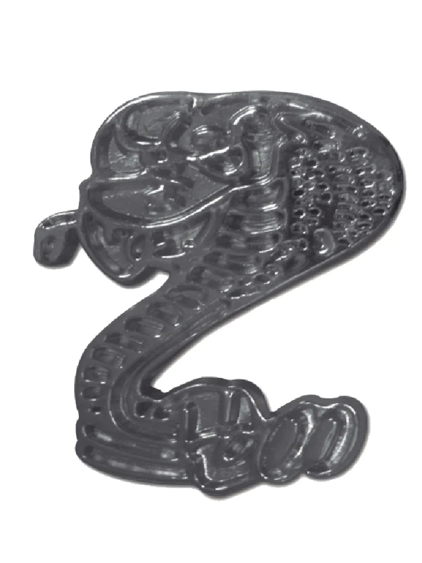 EMBLEMA CROMADO COBRA