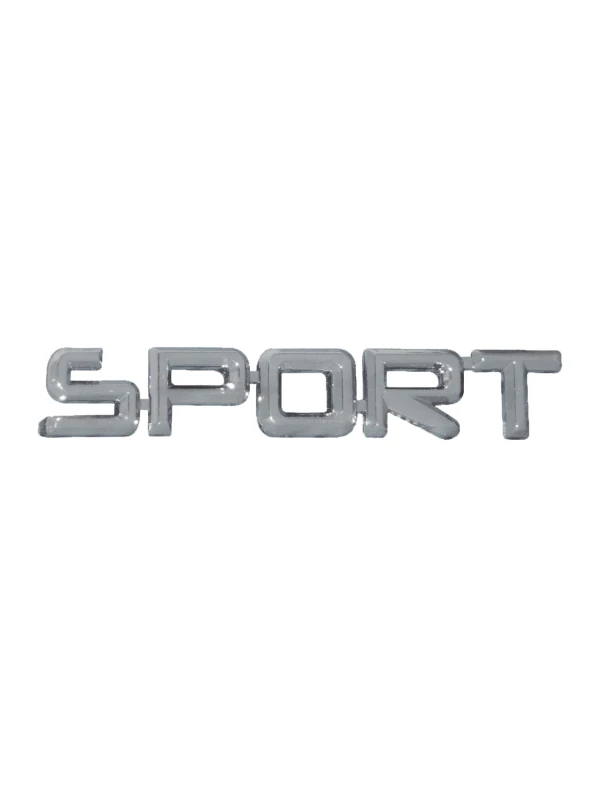 EMBLEMA CROMADO PALABRA SPORT