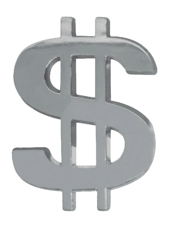 EMBLEMA CROMADO SIGNO DOLAR $