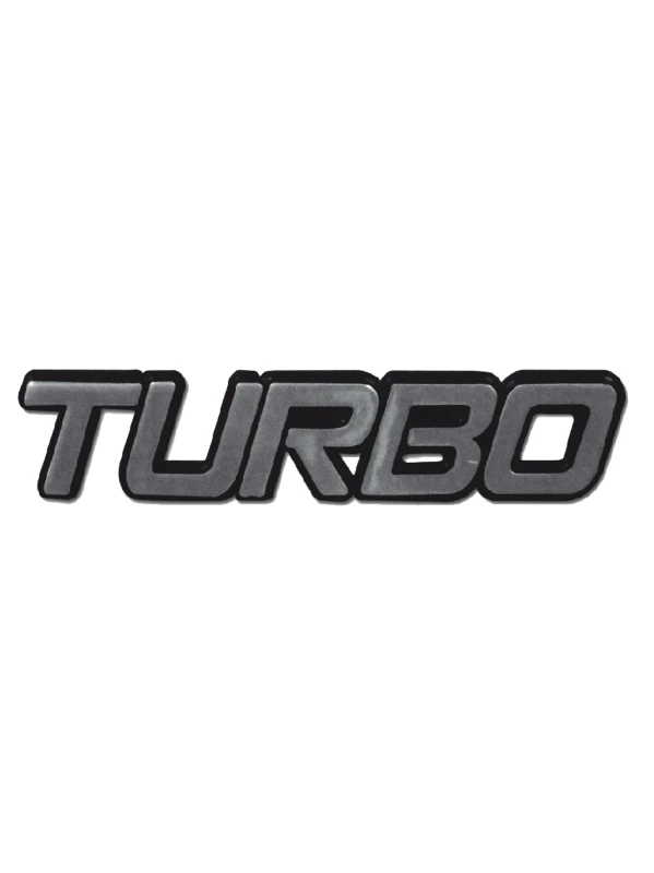 EMBLEMA TURBO INCLINADO MEDIANO