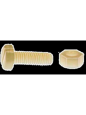 TORNILLO ESTUFA PLASTICO CON TUERCA