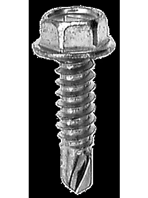 TORNILLO HEXAGONAL METAL PUNTA BROCA CON ARANDELA