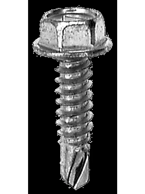 TORNILLO HEXAGONAL METAL PUNTA BROCA CON ARANDELA