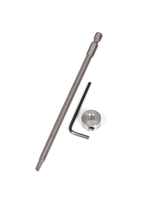 KREG SET PUNTA DESTORNILLADORA DECK JIG COLLARÍN PROFUNDIDAD Y LLAVE ALLEN