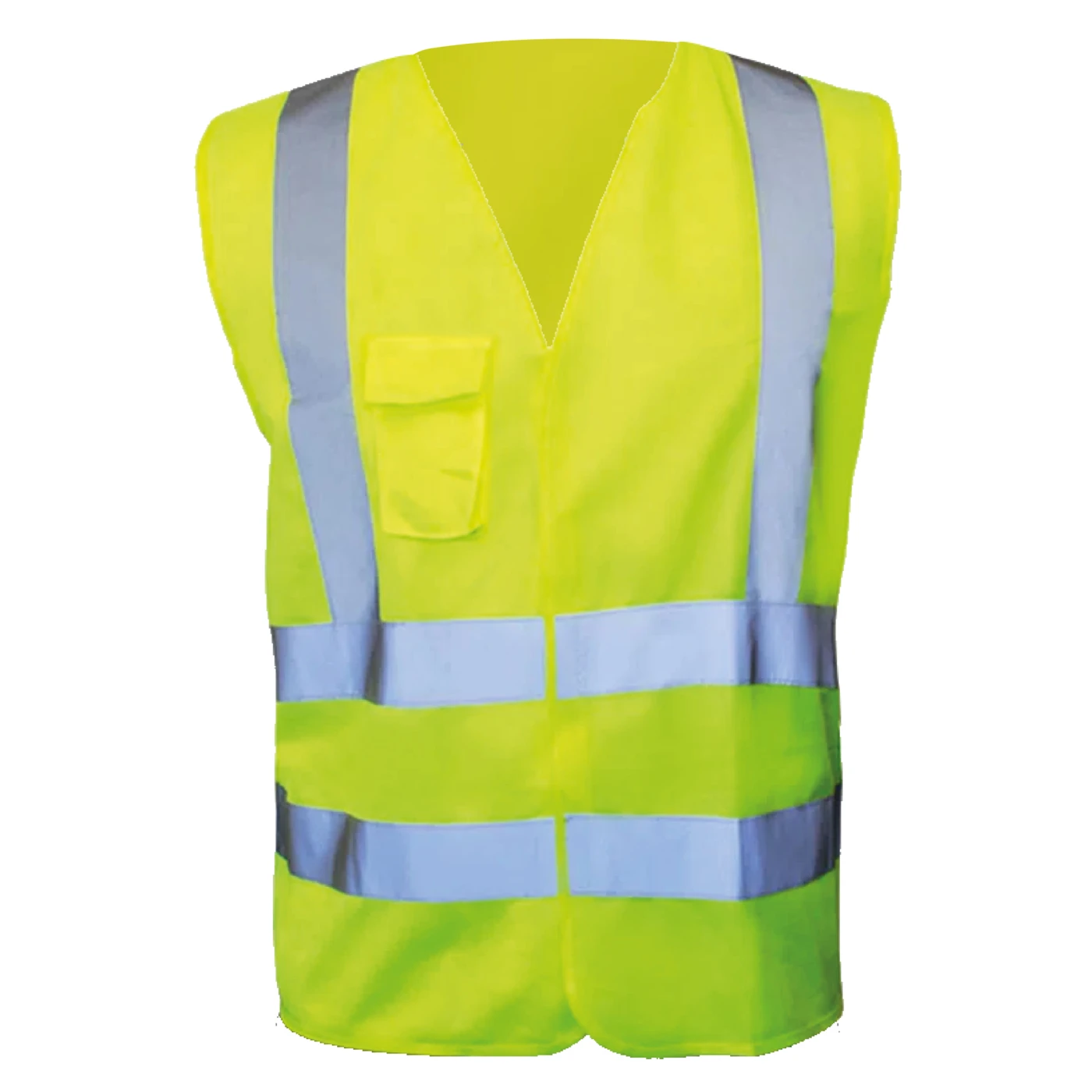 STEELPRO CHALECO REFLECTIVO AMARILLO DE 4 CINTAS CERTIFICADO CLASE II