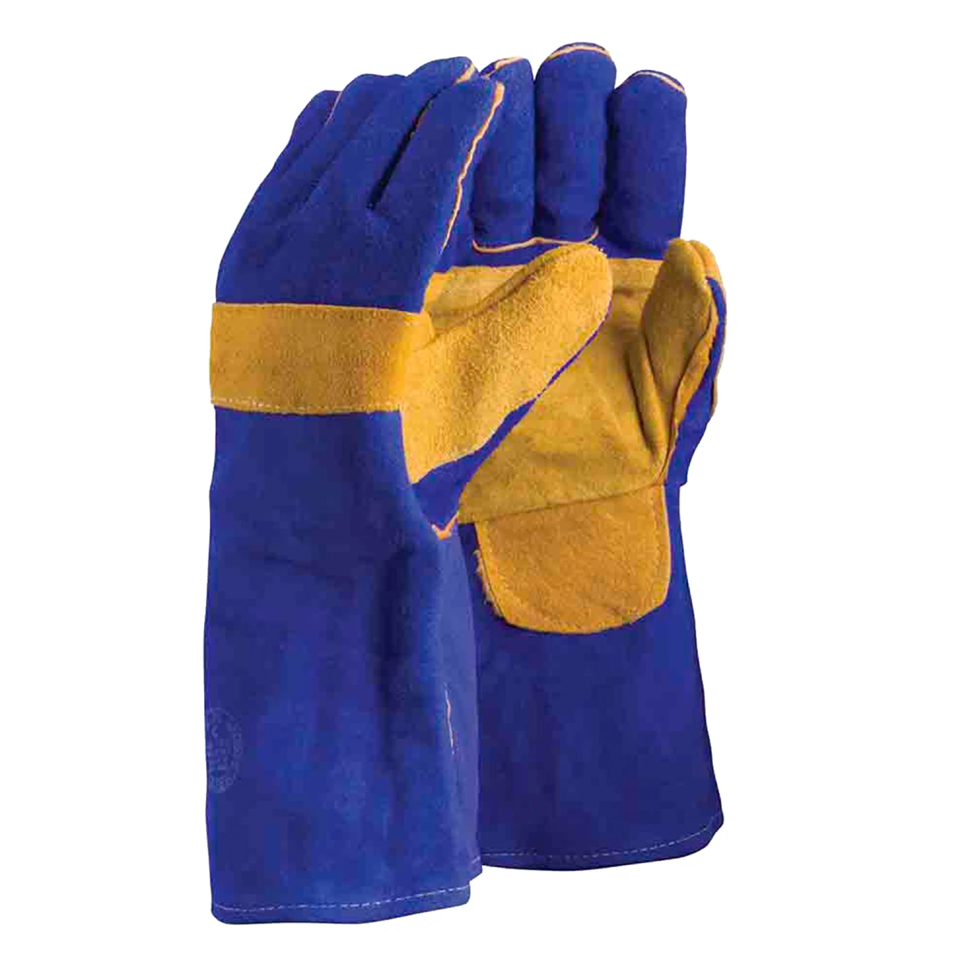 STEELPRO GUANTE PARA SOLDADOR AZUL CON KEVLAR 15"