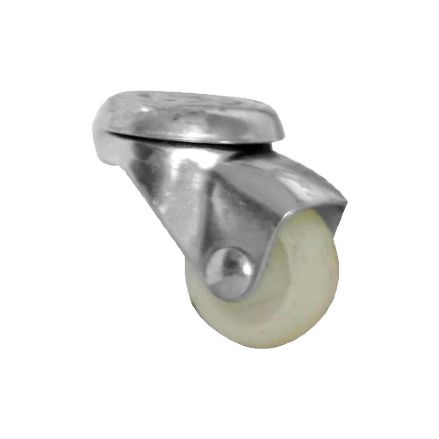 RUEDA GIRATORIA DE POLIPROPILENO CON ARO Y SOPORTE DE 12 KG