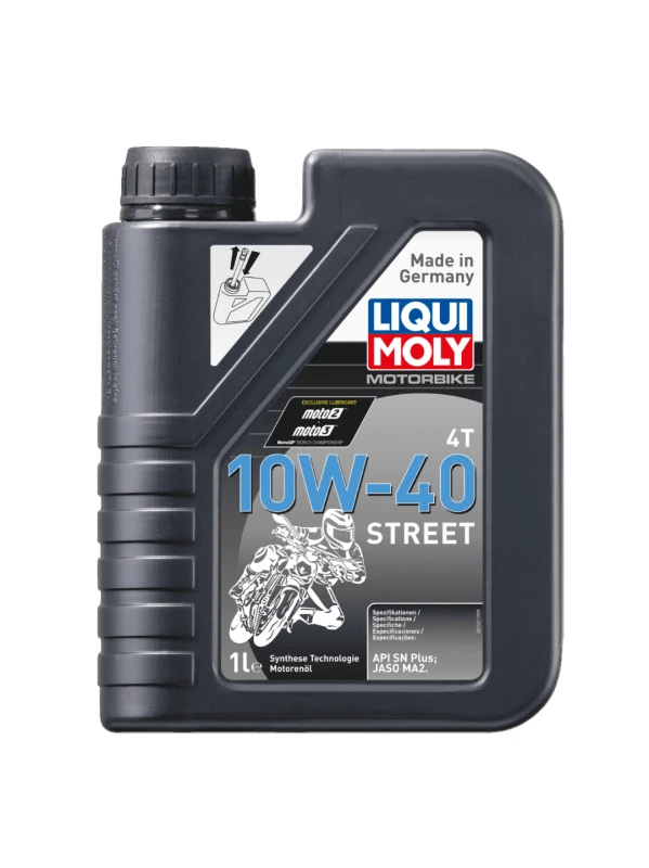 ACEITE ALTO RENDIMIENTO ESPECIAL PARA MOTOR DE 4 TIEMPOS RACING 4T 10W40 1 LITRO