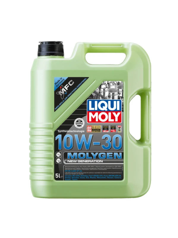 ACEITE ANTIFRICCIÓN PARA MOTOR GASOLINA MOLYGEN 10W30 5 LITROS