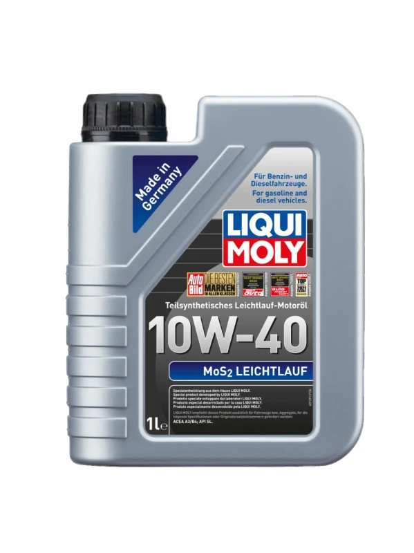 ACEITE CON MOLIBDENO PARA MOTOR GASOLINA Y DIESEL 10W-40 1 LITRO