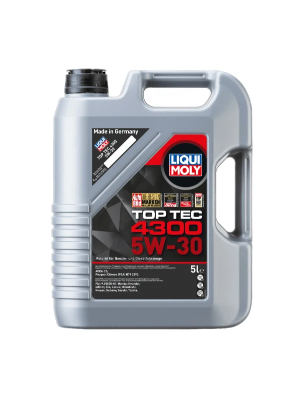 ACEITE PARA MOTOR ANTIFRICCION TOP TEC 4300 5W-30 5 LITROS