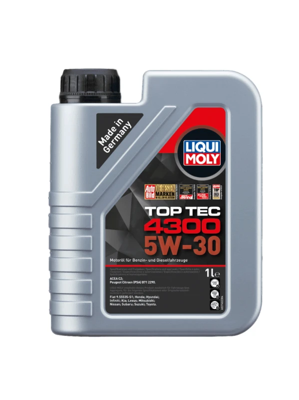 ACEITE PARA MOTOR ANTIFRICCION TOP TEC 4300 5W-30 1 LITRO