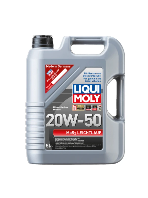 ACEITE CON MOLIBDENO PARA MOTOR GASOLINA Y DIESEL 20W-50 5 LITROS