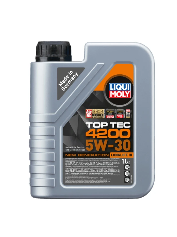 ACEITE PARA MOTOR GASOLINA Y DIESEL TOP TEC 4200 5W-30 1 LITRO