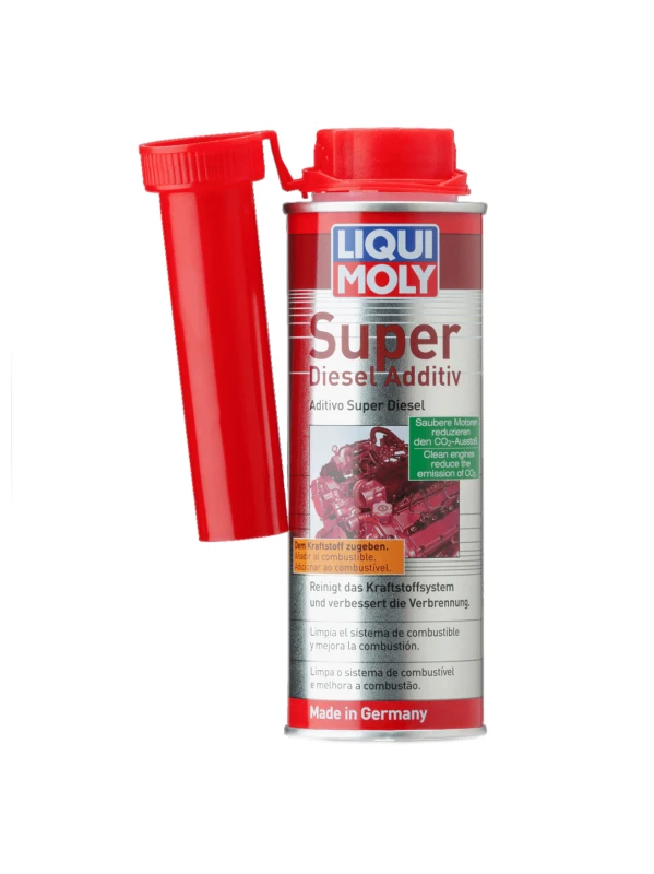SUPER DIESEL ADITIVO LIMPIADOR DE INYECTORES, BOMBA Y SISTEMA DE COMBUSTIBLE DIESEL 250ML