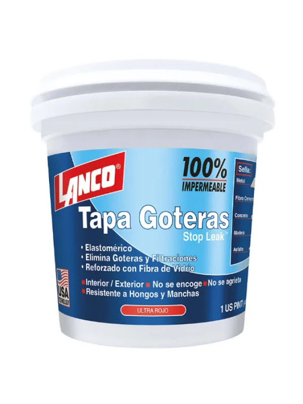 TAPA GOTERAS STOP LEAK ROJO 1/8