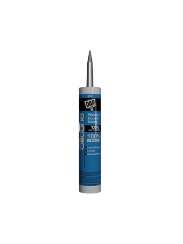 DAP SILICON 100% USO GENERAL PUERTAS Y VENTANAS ALUMINIO 300ML