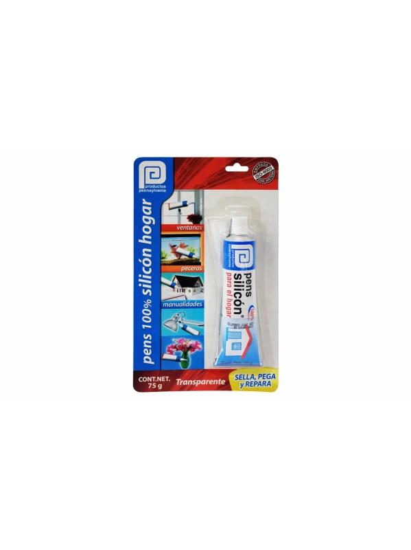 PP SILICON 100% USO GENERAL PUERTAS Y VENTANAS TRANSPARENTE 3TG 75G